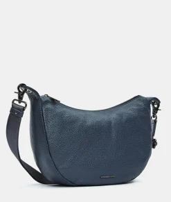 Fashion Mandarina Duck MELLOW LEATHER Small Crossbody Bag DressBlue