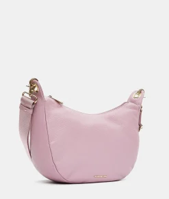 Sale Mandarina Duck MELLOW LEATHER Small Crossbody Bag LilacRose