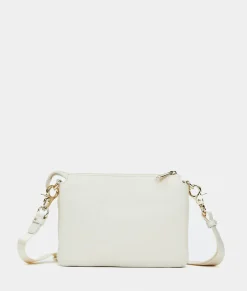 Outlet Mandarina Duck MELLOW LEATHER Small Crossbody Bag Almond
