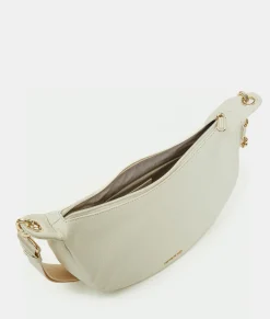 Fashion Mandarina Duck MELLOW LEATHER Small Crossbody Bag Almond