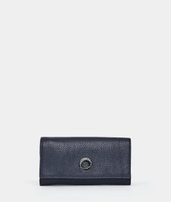 New Mandarina Duck MELLOW LEATHER Wallet DressBlue