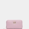 Fashion Mandarina Duck MELLOW LEATHER Wallet LilacRose