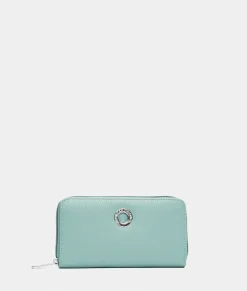 Discount Mandarina Duck MELLOW LEATHER Wallet IcebergGreen