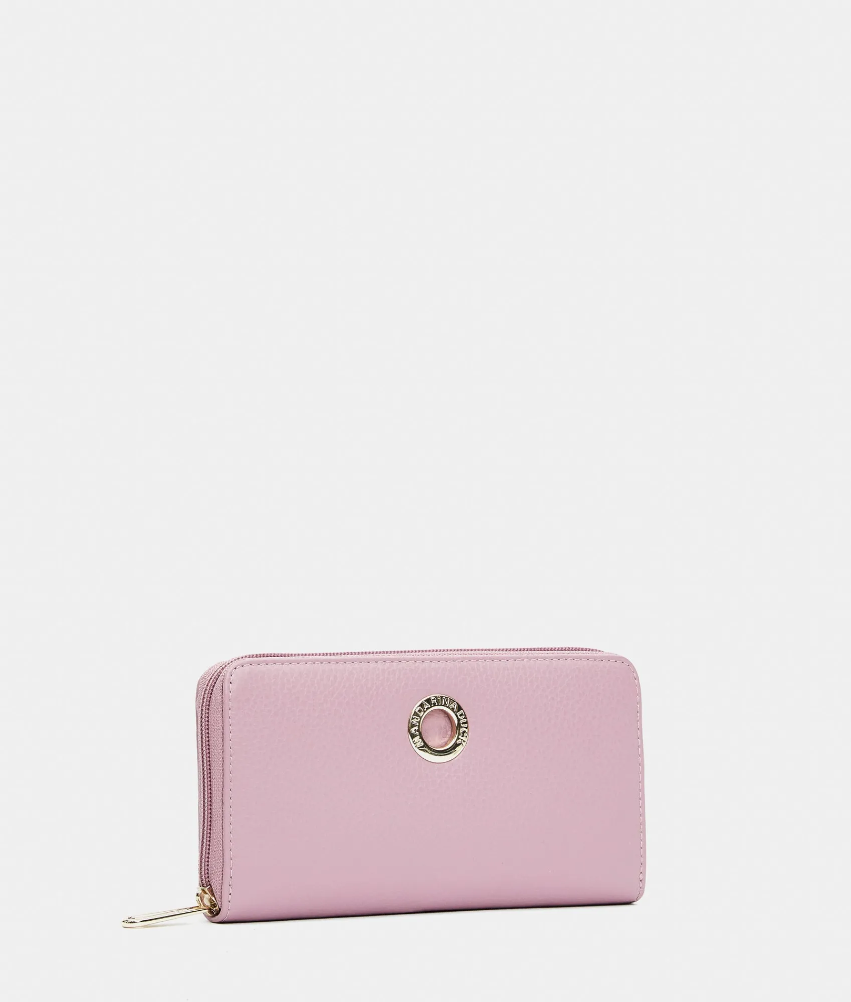 Fashion Mandarina Duck MELLOW LEATHER Wallet LilacRose