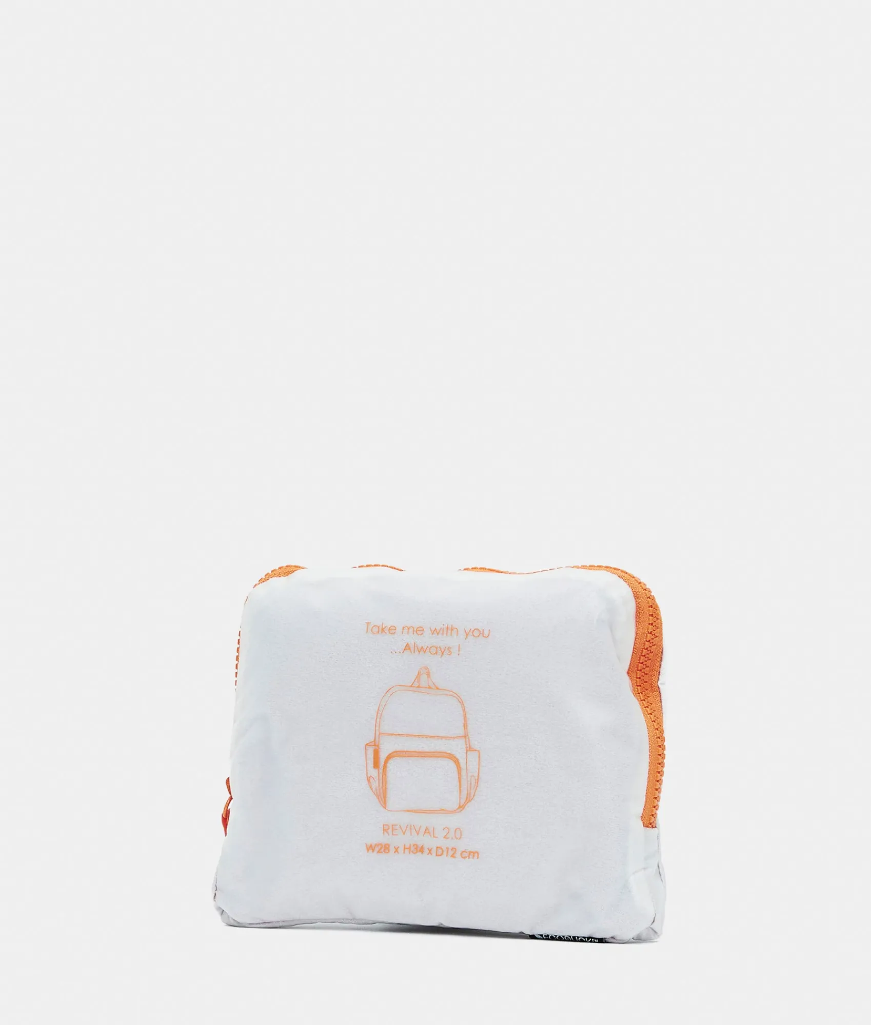 Best Mandarina Duck REVIVAL 2.0 Foldable Backpack Tangerine