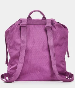 Outlet Mandarina Duck REVIVAL 2.0 Foldable Backpack With Flap Orchid