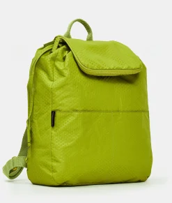 Outlet Mandarina Duck REVIVAL 2.0 Foldable Backpack With Flap MapoGreen