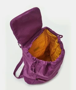 Outlet Mandarina Duck REVIVAL 2.0 Foldable Backpack With Flap Orchid