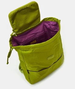 Outlet Mandarina Duck REVIVAL 2.0 Foldable Backpack With Flap MapoGreen