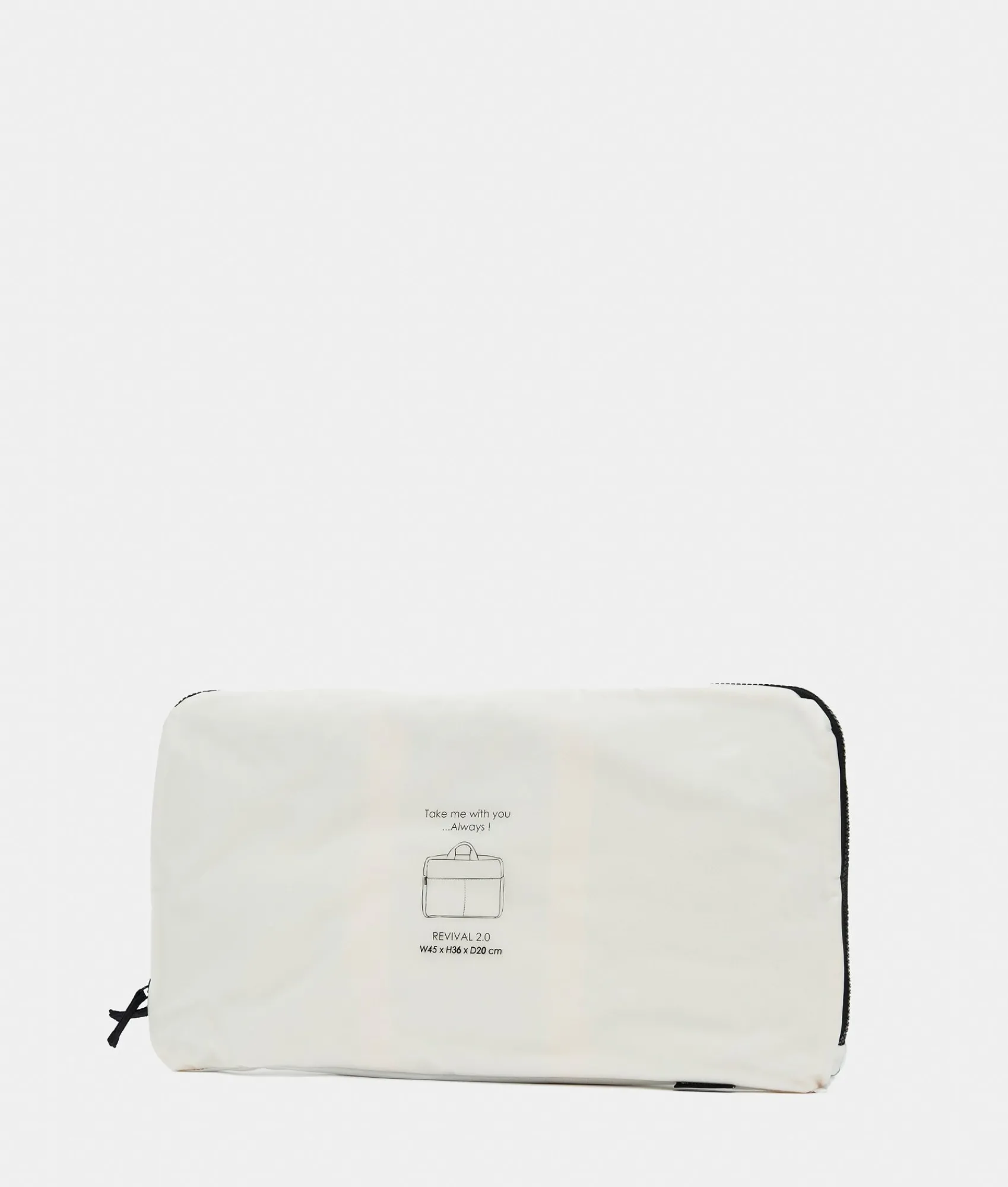 New Mandarina Duck REVIVAL 2.0 Foldable Boxy Duffle Black
