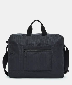 New Mandarina Duck REVIVAL 2.0 Foldable Boxy Duffle Black
