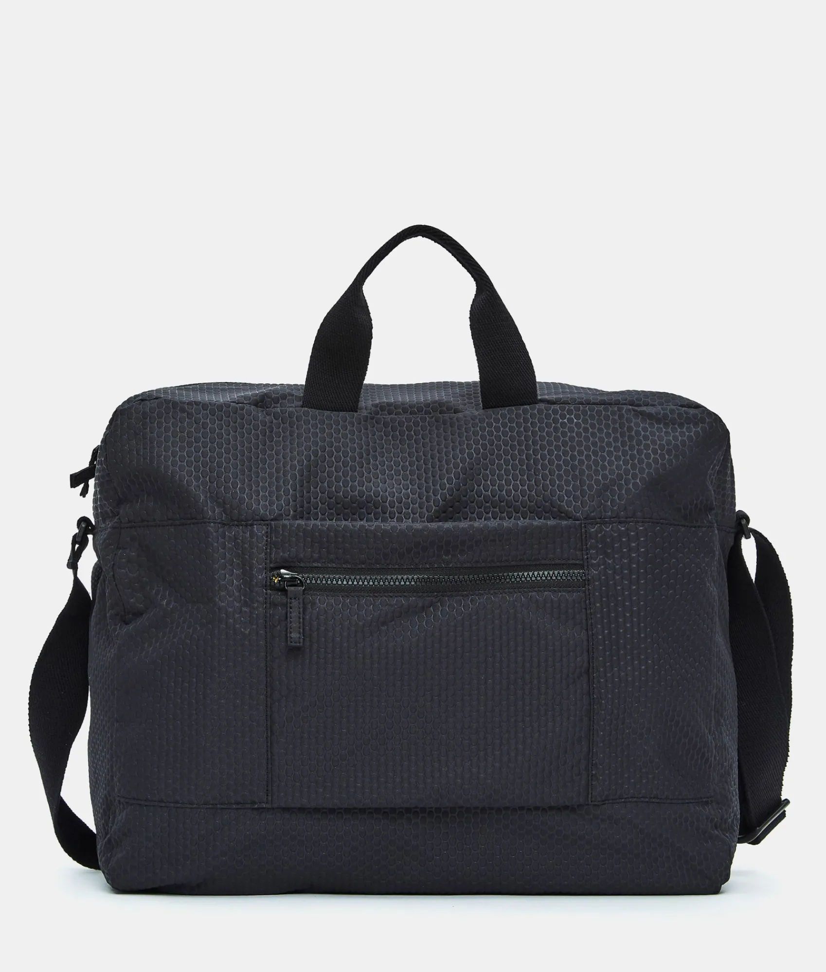 New Mandarina Duck REVIVAL 2.0 Foldable Boxy Duffle Black