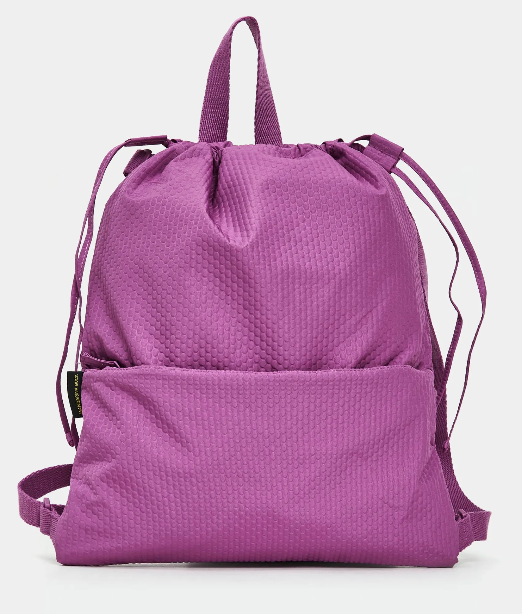 Sale Mandarina Duck REVIVAL 2.0 Foldable Drawstring Backpack Orchid