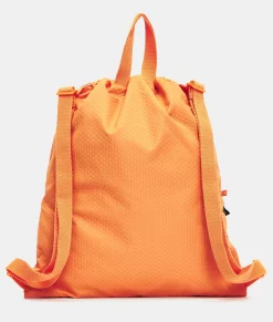Online Mandarina Duck REVIVAL 2.0 Foldable Drawstring Backpack Tangerine