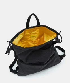 Outlet Mandarina Duck REVIVAL 2.0 Foldable Drawstring Backpack Black