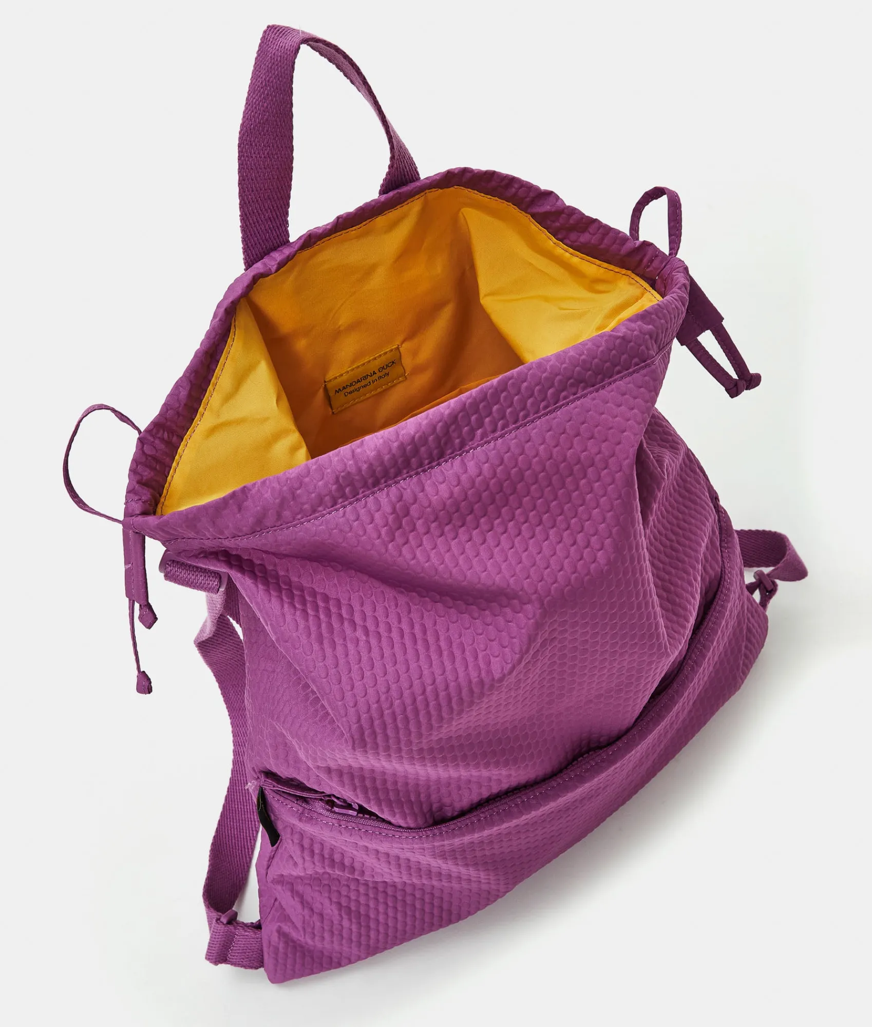 Sale Mandarina Duck REVIVAL 2.0 Foldable Drawstring Backpack Orchid