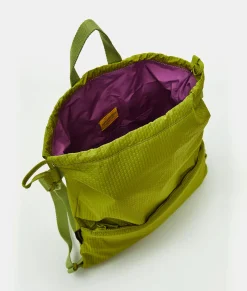 Outlet Mandarina Duck REVIVAL 2.0 Foldable Drawstring Backpack MapoGreen