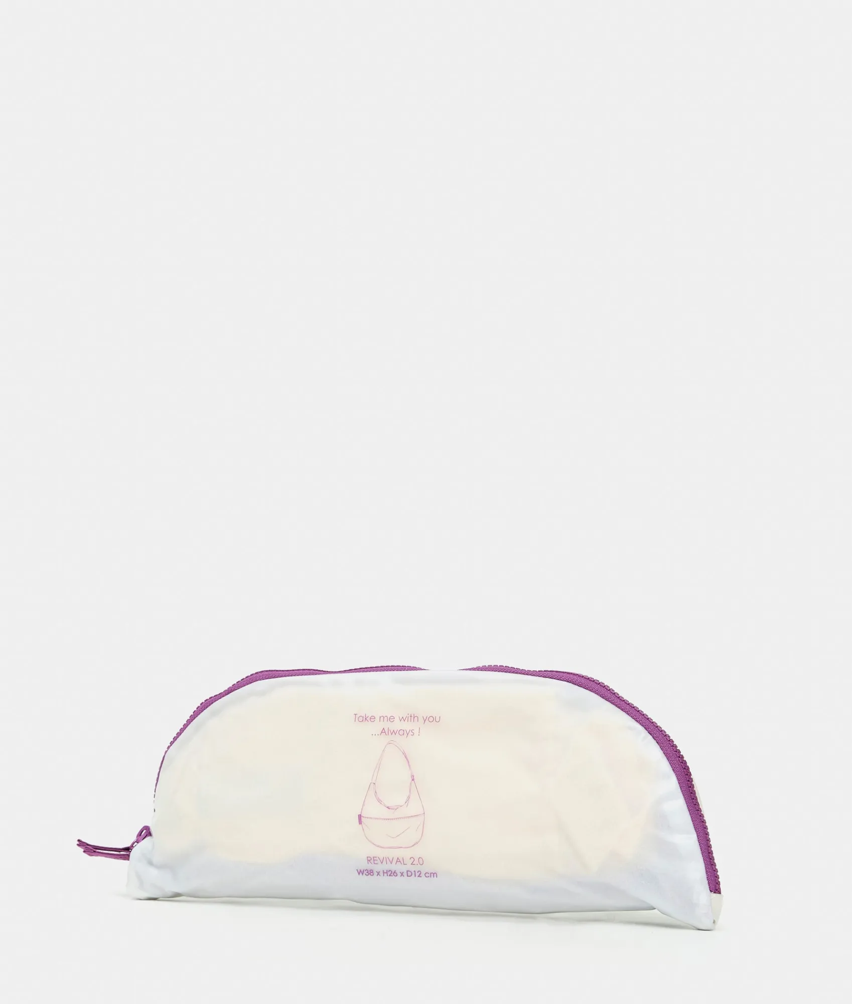 Online Mandarina Duck REVIVAL 2.0 Foldable Medium Shoulder Bag Orchid