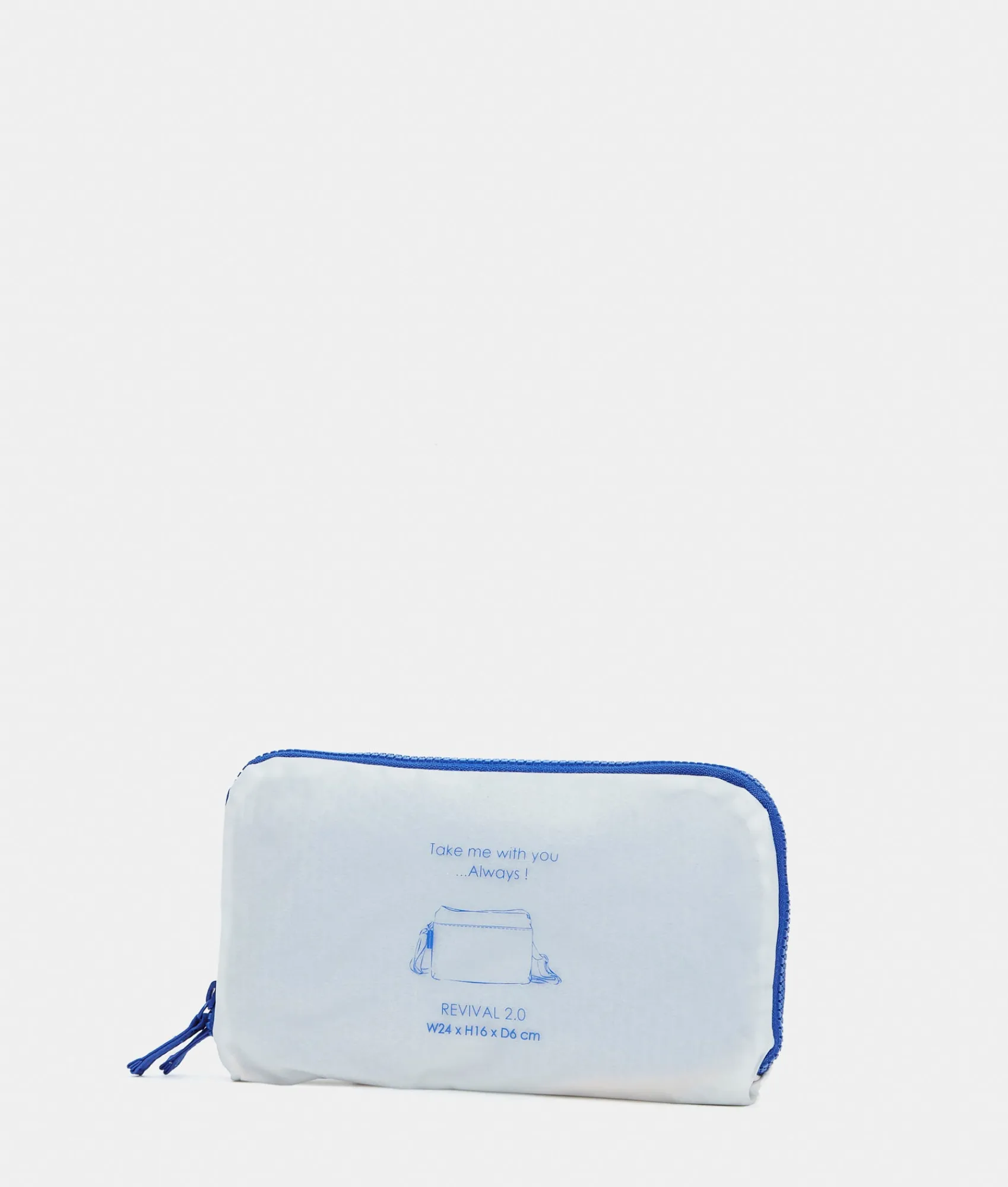 Best Mandarina Duck REVIVAL 2.0 Foldable Triple Pochette ElectricBlue