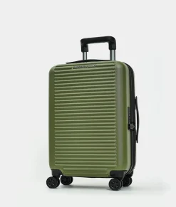 New Mandarina Duck TANK Expandable Cabin Trolley | cm 55X35X23 MilitaryGreen