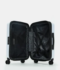 Hot Mandarina Duck TANK Expandable Cabin Trolley | cm 55X35X23 OpticalWhite
