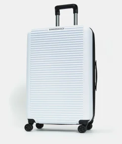 Hot Mandarina Duck TANK Medium Expandable Trolley | cm 45X69X27 OpticalWhite