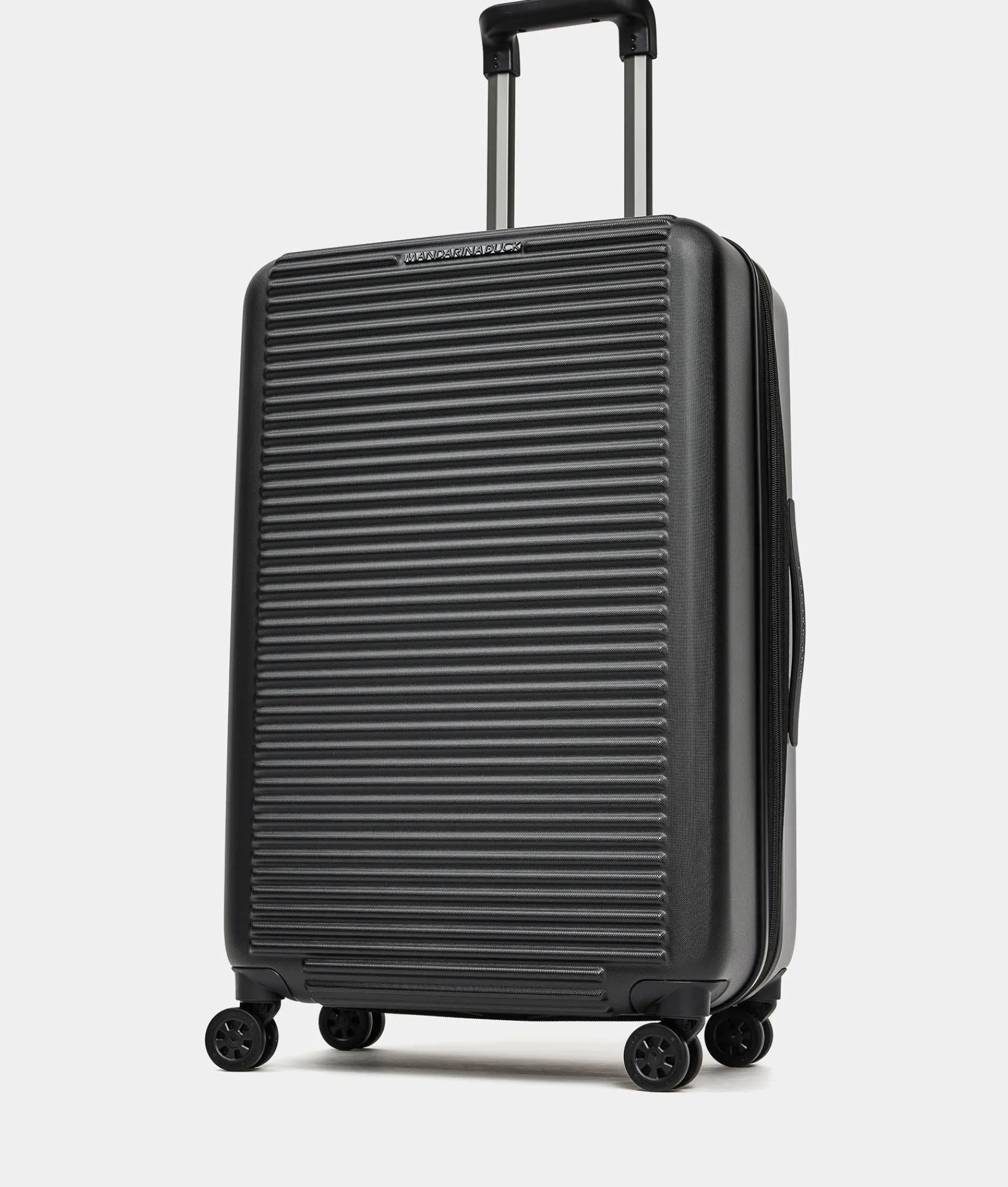 Fashion Mandarina Duck TANK Medium Expandable Trolley | cm 45X69X27 Black