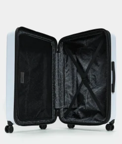Hot Mandarina Duck TANK Medium Expandable Trolley | cm 45X69X27 OpticalWhite