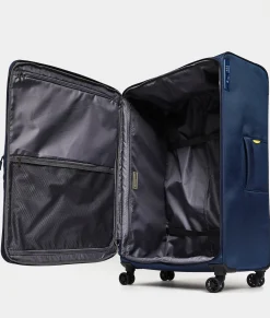 Outlet Mandarina Duck ZEPHYR Extra-Large Soft Expandable Trolley (4 Wheels) | cm 83 X 53 X 32/35.5 DressBlue