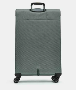 Fashion Mandarina Duck ZEPHYR Large Soft Expandable Trolley (4 Wheels) | cm 78 X 47 X 27.5/31 IcebergGreen