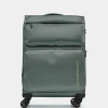 Clearance Mandarina Duck ZEPHYR Medium Soft Expandable Trolley (4 Wheels) | cm 67 X 43 X 25/28 IcebergGreen
