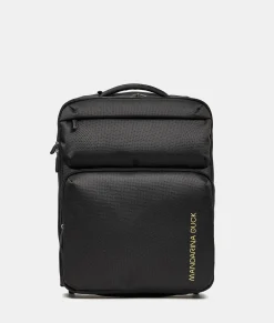 Hot Mandarina Duck ZEPHYR Soft Trolley Backpack (2 Wheels) | cm 54 X 37 X 20 Black
