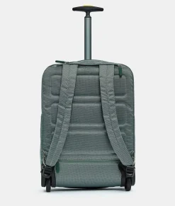 Outlet Mandarina Duck ZEPHYR Soft Trolley Backpack (2 Wheels) | cm 54 X 37 X 20 IcebergGreen