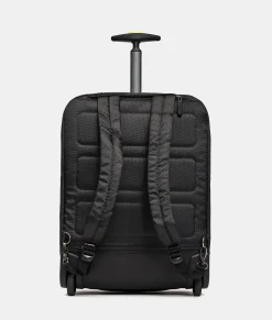 Hot Mandarina Duck ZEPHYR Soft Trolley Backpack (2 Wheels) | cm 54 X 37 X 20 Black