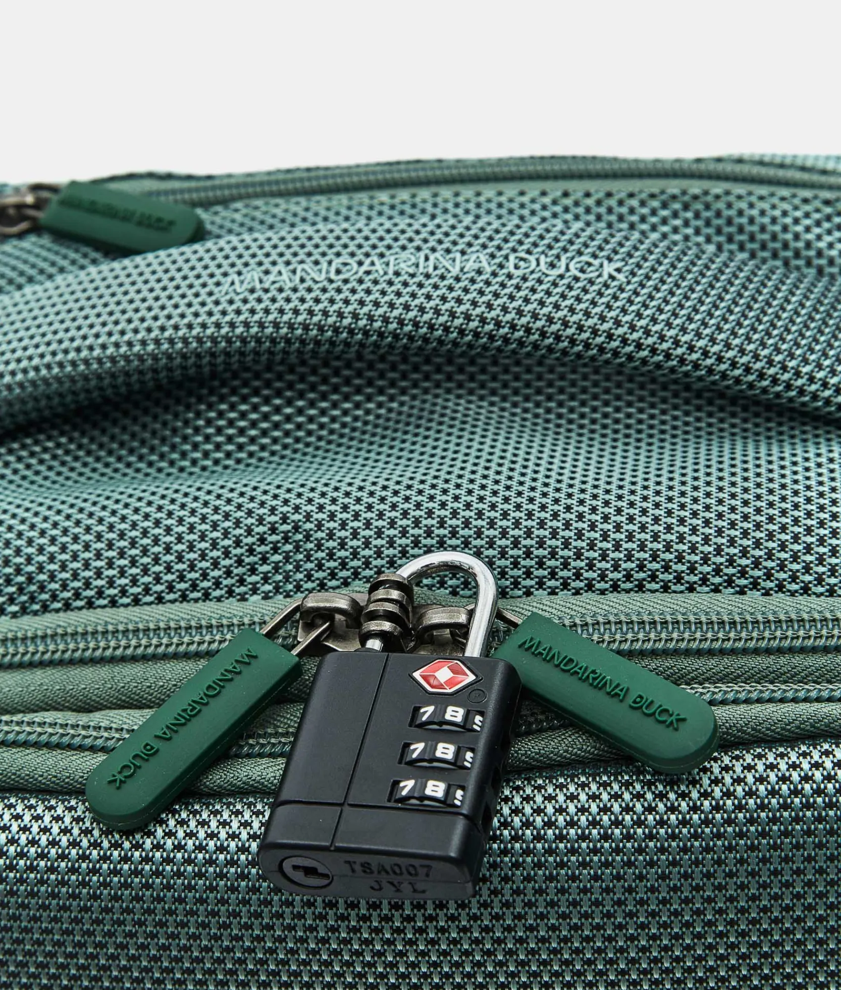 Outlet Mandarina Duck ZEPHYR Soft Trolley Backpack (2 Wheels) | cm 54 X 37 X 20 IcebergGreen