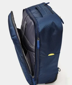 Discount Mandarina Duck ZEPHYR Soft Trolley Backpack (2 Wheels) | cm 54 X 37 X 20 DressBlue